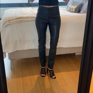European Boutique Brand Charlise Leather Trousers